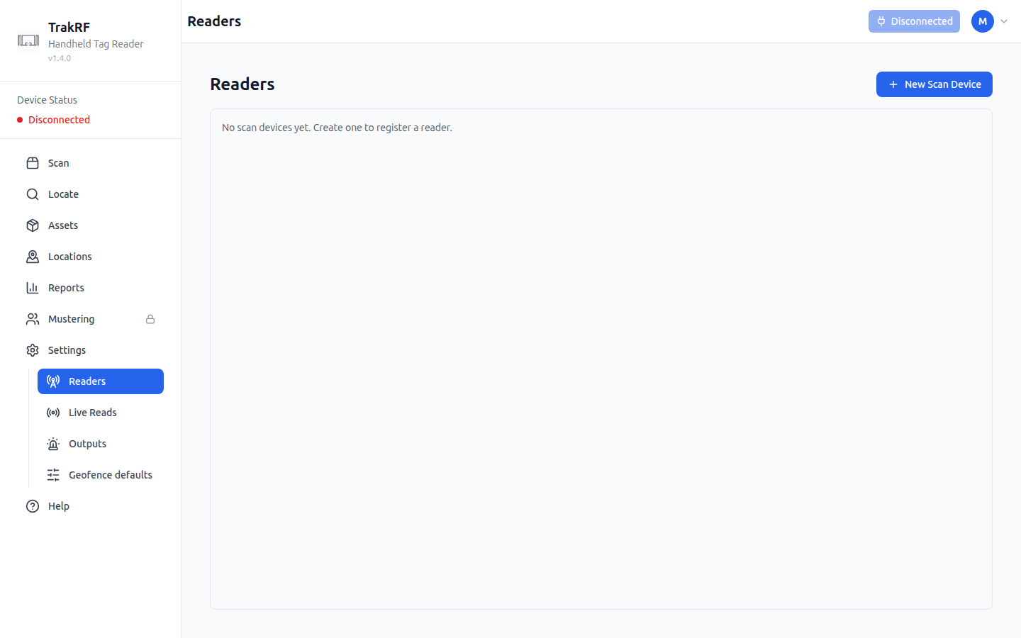 Readers screenshot